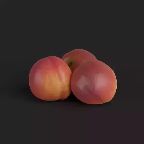 Nectarine 001 3D model