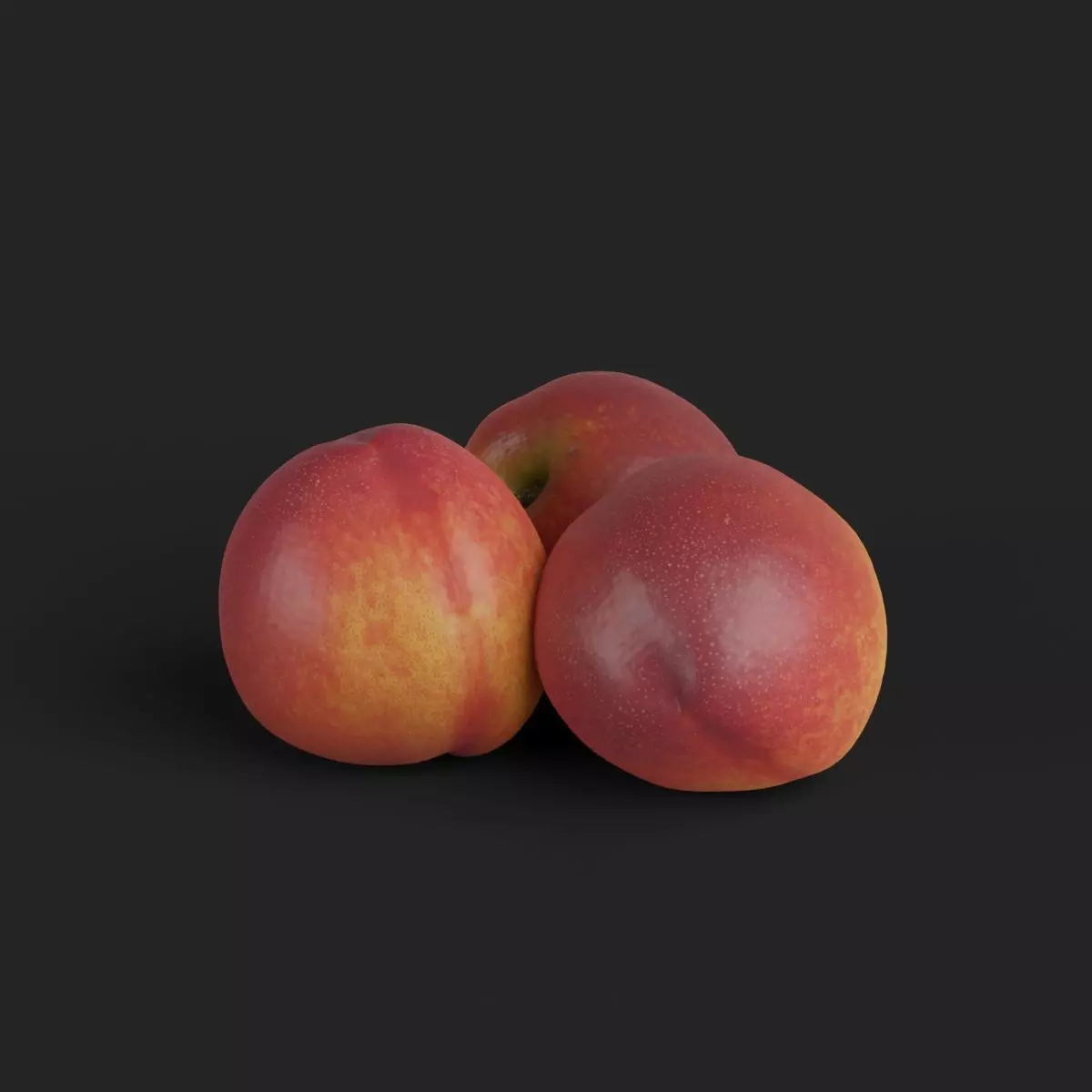 Nectarine 001 3D model_0