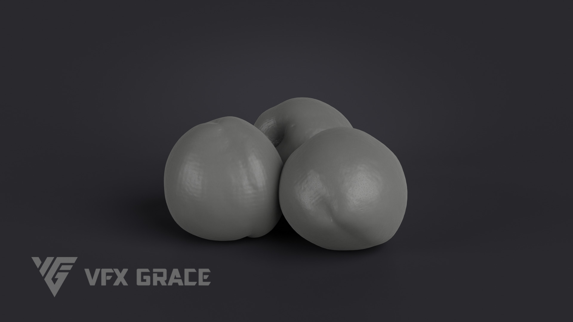 Nectarine 001 3D model_4