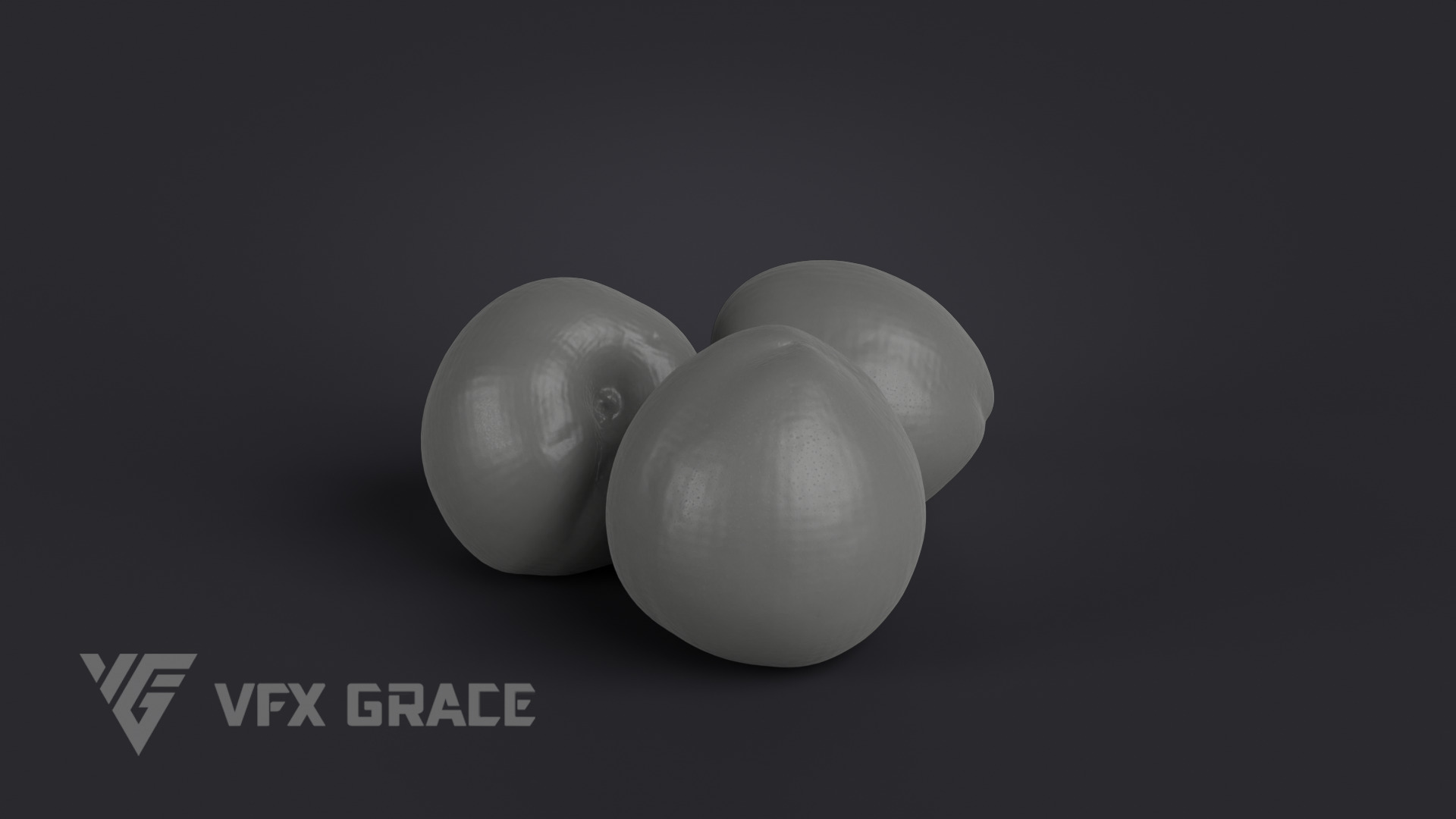 Nectarine 001 3D model_5