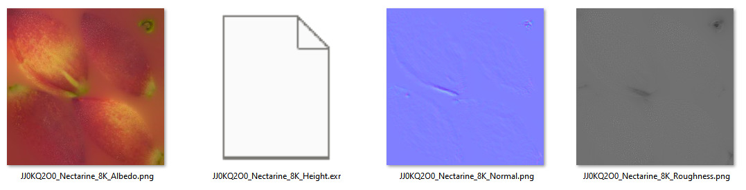 Nectarine 001 3D model_7