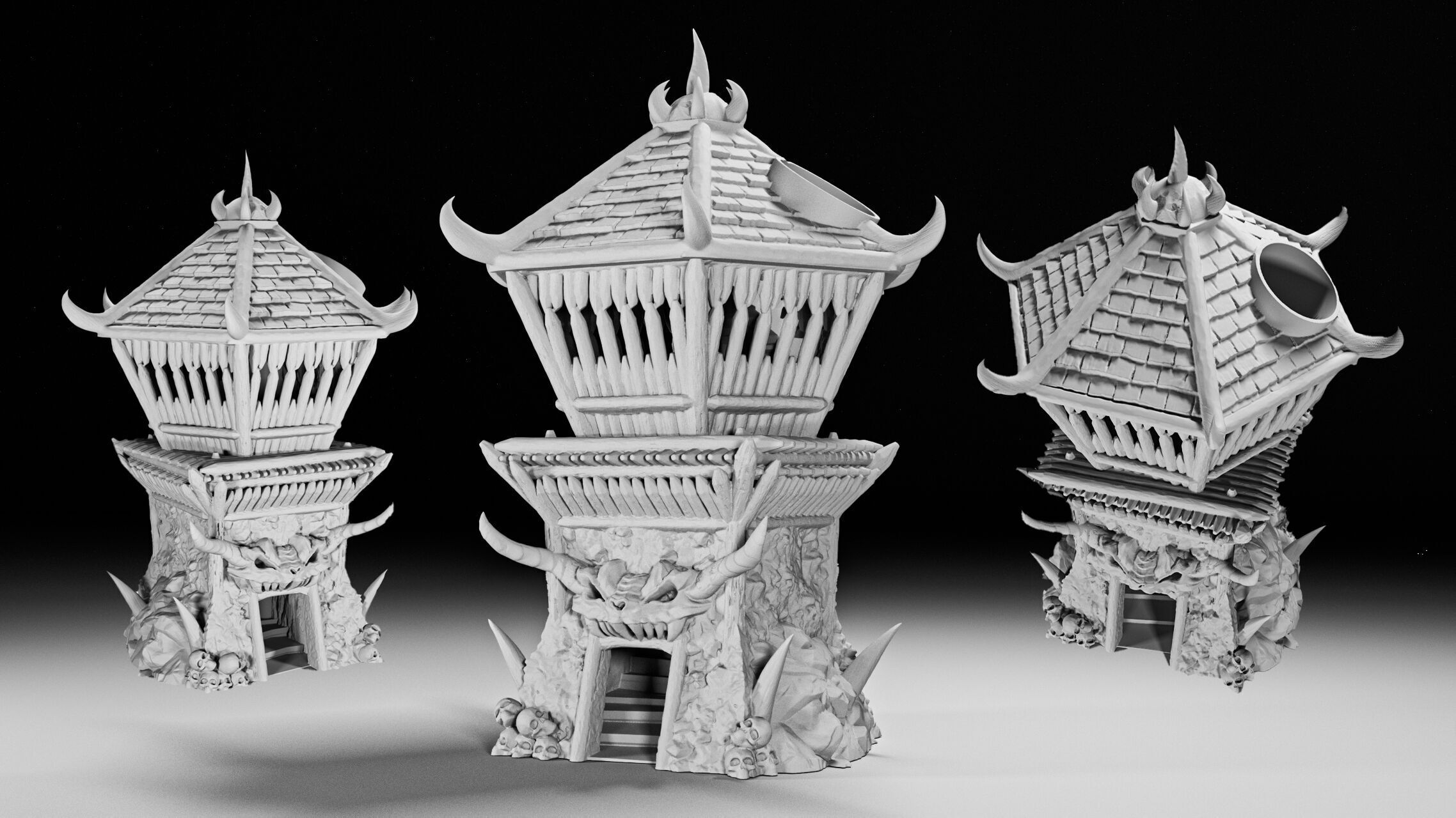 Fates End  Barbarian Tower 5 3D print model_3