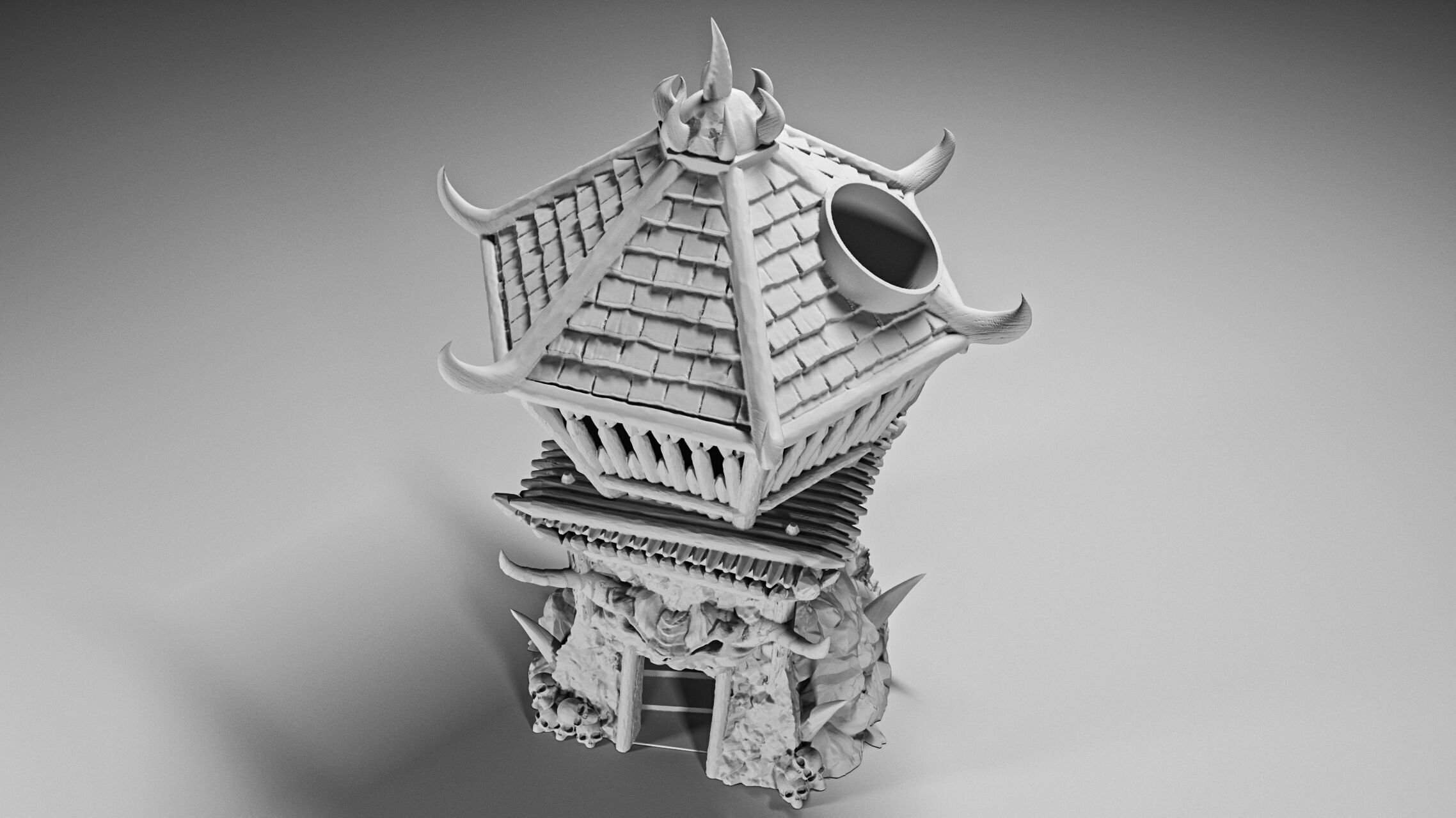 Fates End  Barbarian Tower 5 3D print model_1