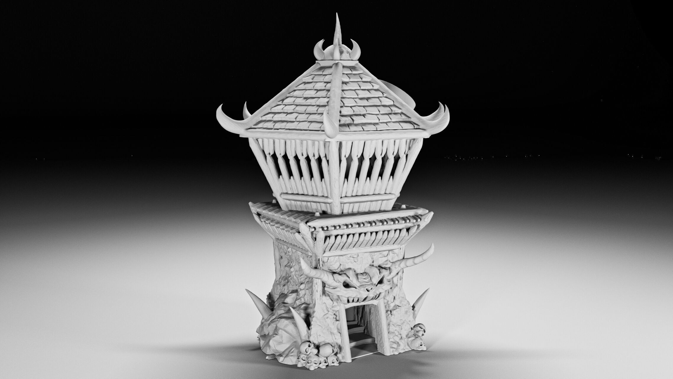 Fates End  Barbarian Tower 5 3D print model_2