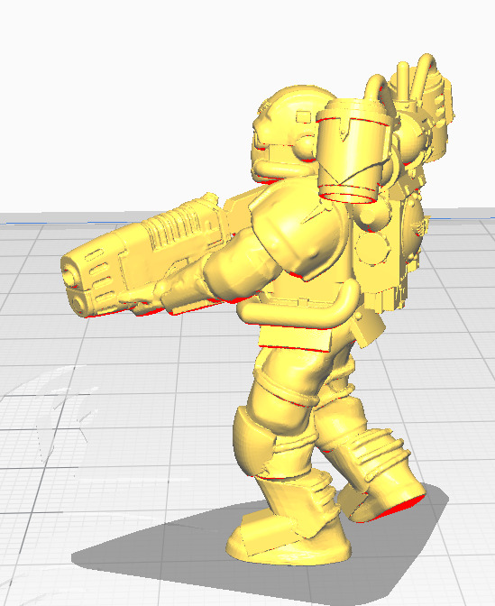 Tempestus Aquilon Gunner Plasma carbine 3D print model_1