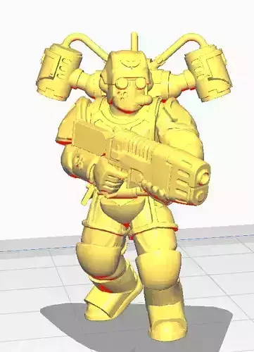 Tempestus Aquilon Gunner Plasma carbine