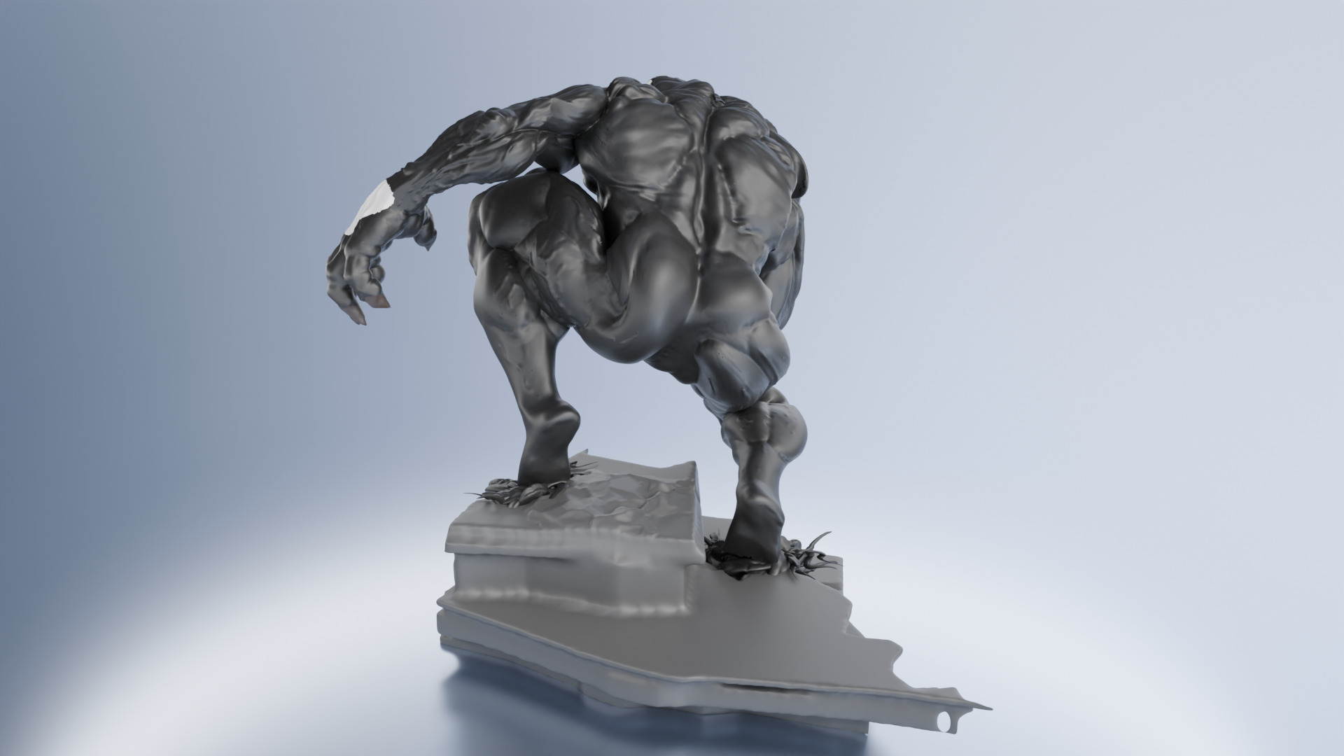 3D Printable Venom Model 3D print model_1
