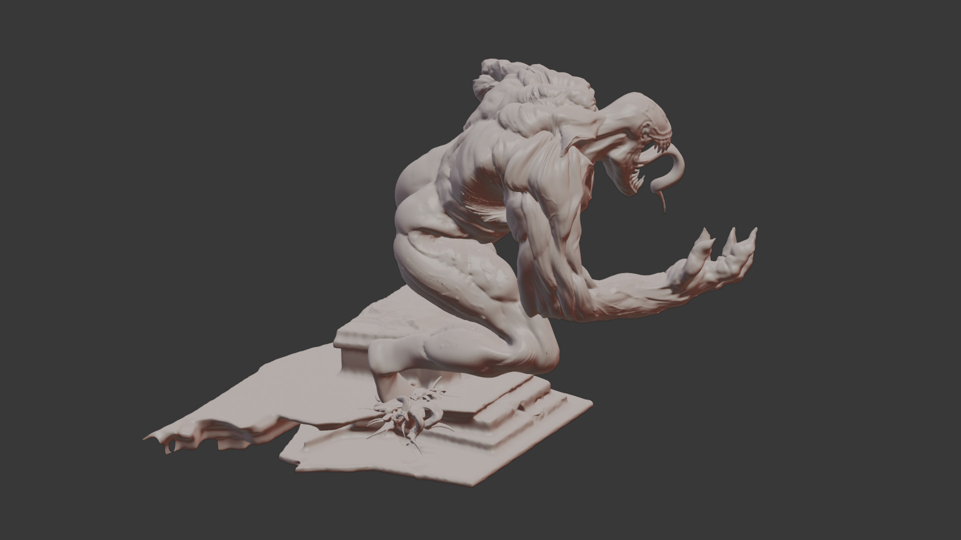 3D Printable Venom Model 3D print model_5