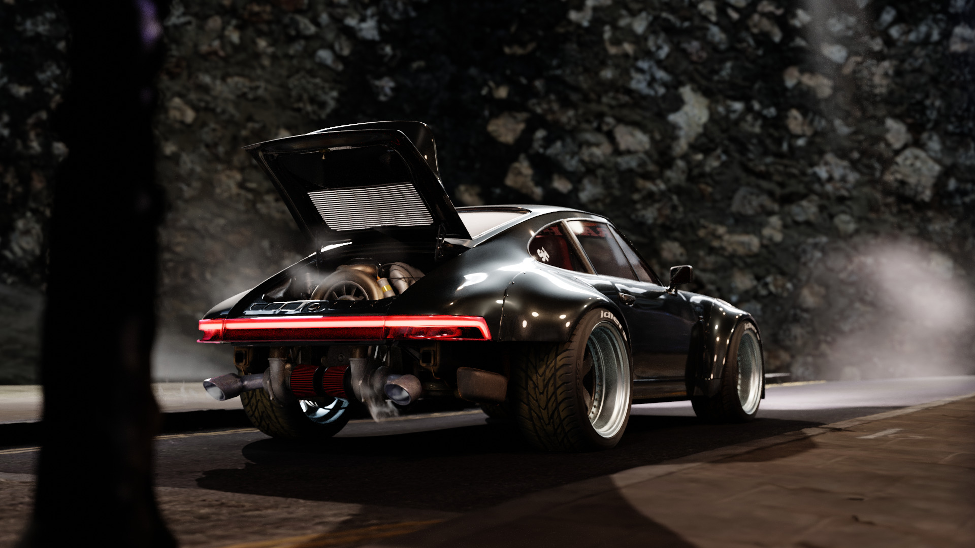 RWB-Inspired Porsche 964 Turbo - Detailed Model Low-poly 3D model_6