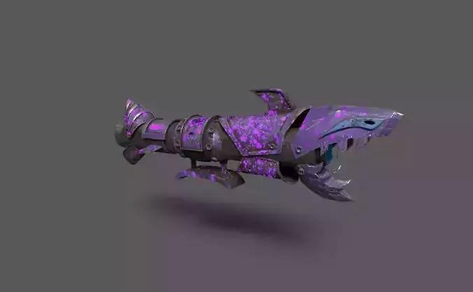 High-Quality Jinx Weapons from League of Legends  Hard Surface