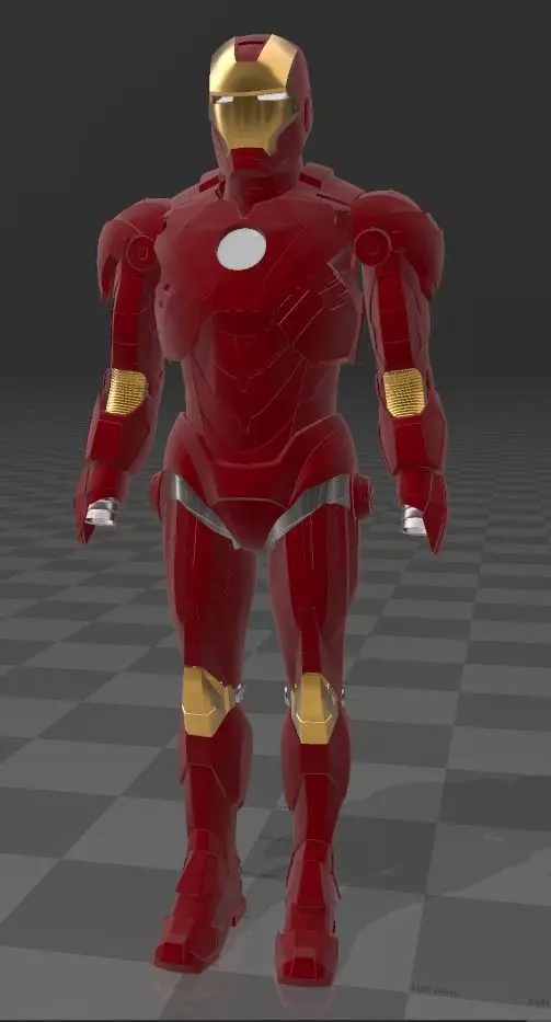 Iron Man Mark IV 4 Iron Man 2 Armor Cosplay 3D print model