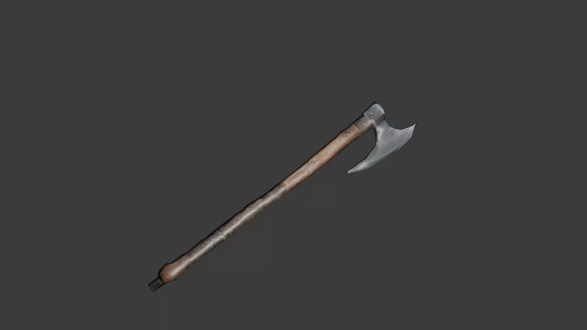 Viking Axe Free low-poly 3D model