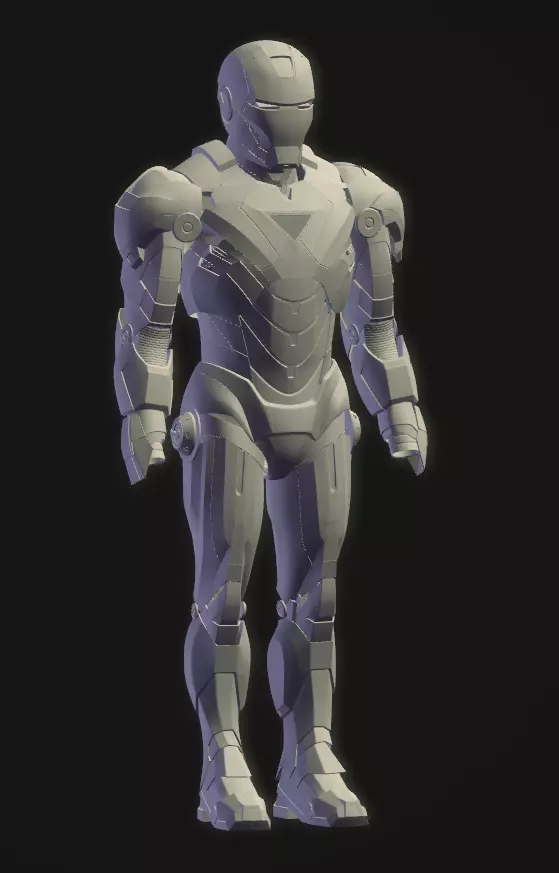 Iron Man Mark VI 6  Iron Man 2 Armor Cosplay 3D print model_0