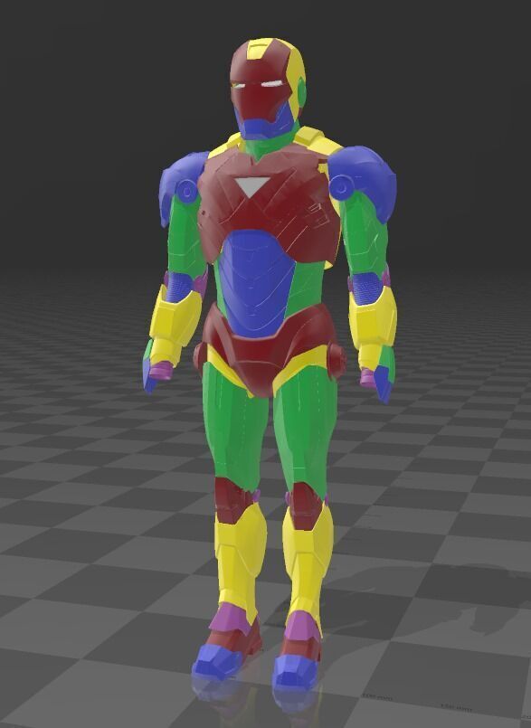 Iron Man Mark VI 6  Iron Man 2 Armor Cosplay 3D print model_5