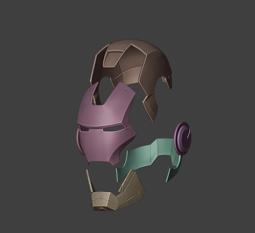 Iron Man Mark VI 6  Iron Man 2 Armor Cosplay 3D print model_4