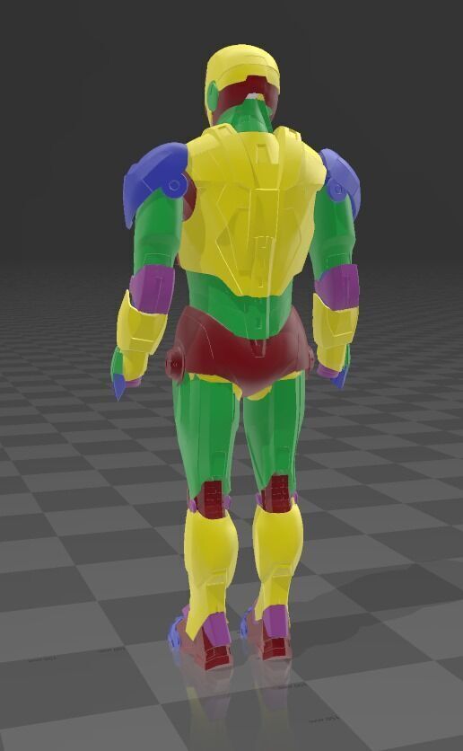 Iron Man Mark VI 6  Iron Man 2 Armor Cosplay 3D print model_6