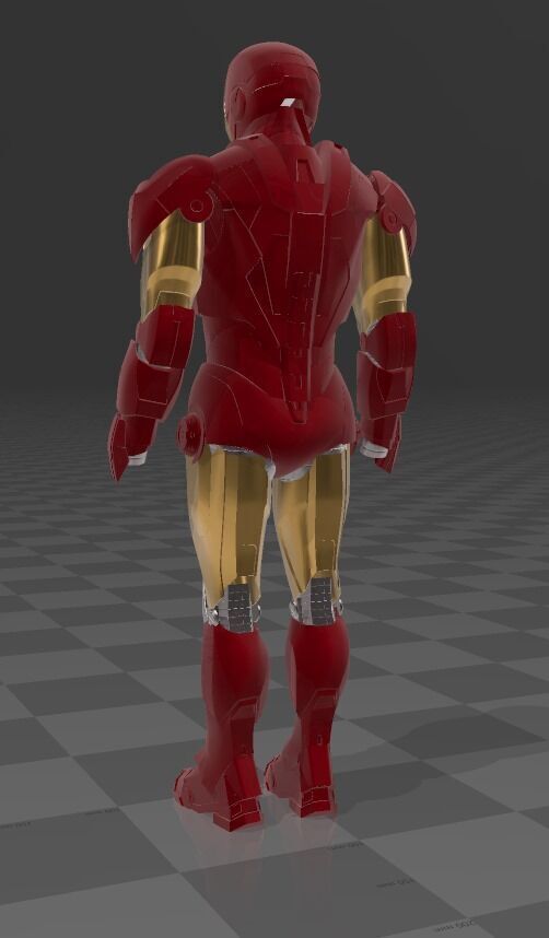 Iron Man Mark VI 6  Iron Man 2 Armor Cosplay 3D print model_3