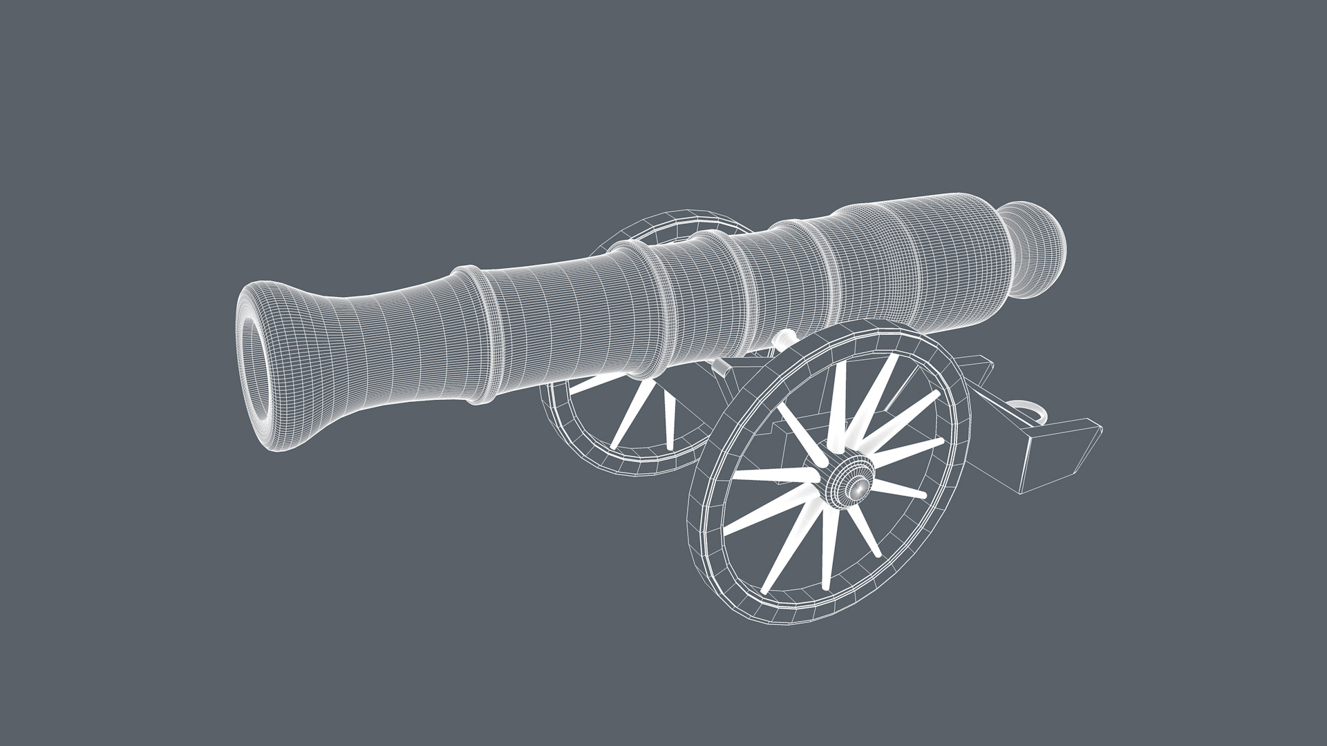 cannon 3D model_10