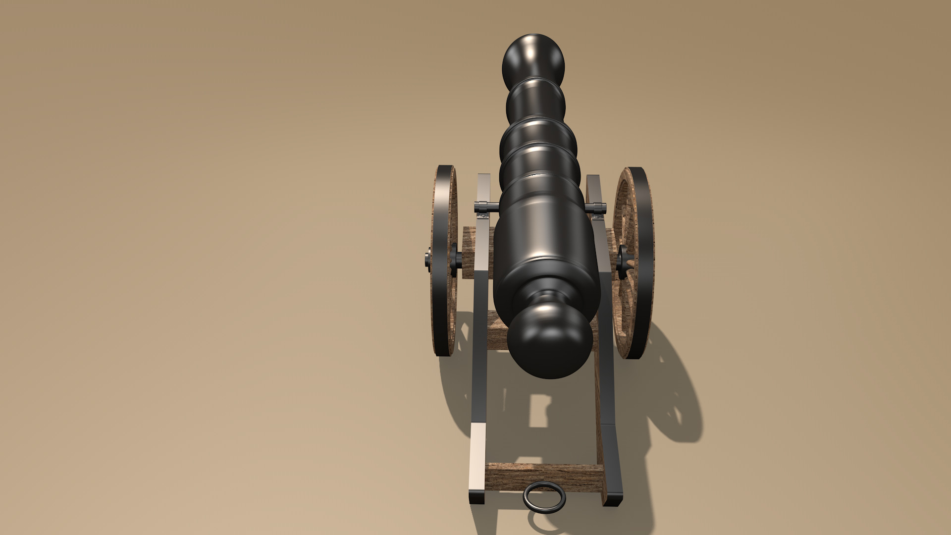 cannon 3D model_3