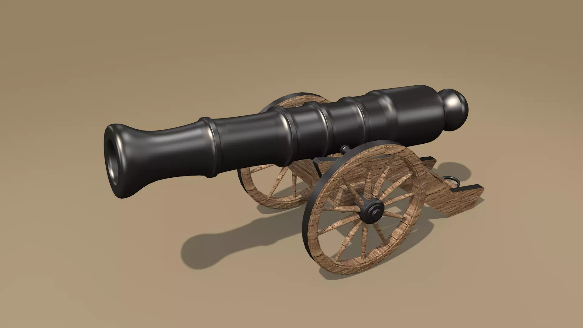 cannon 3D model_0