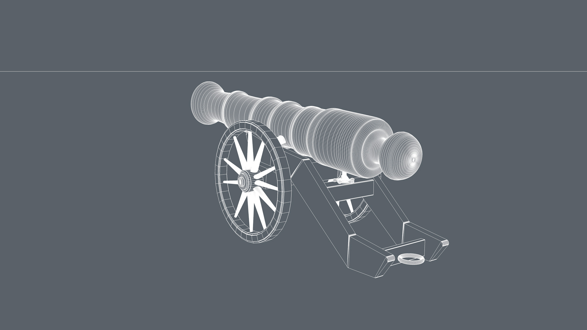cannon 3D model_12