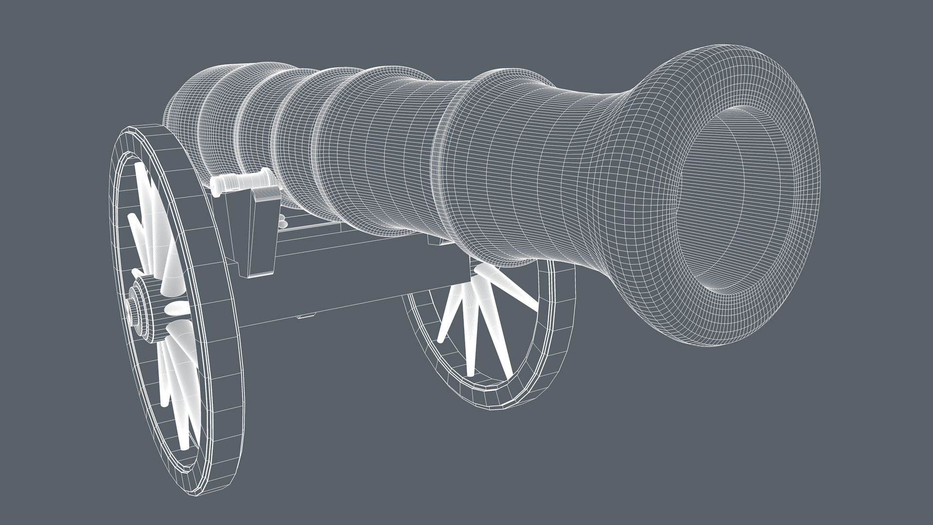 cannon 3D model_17