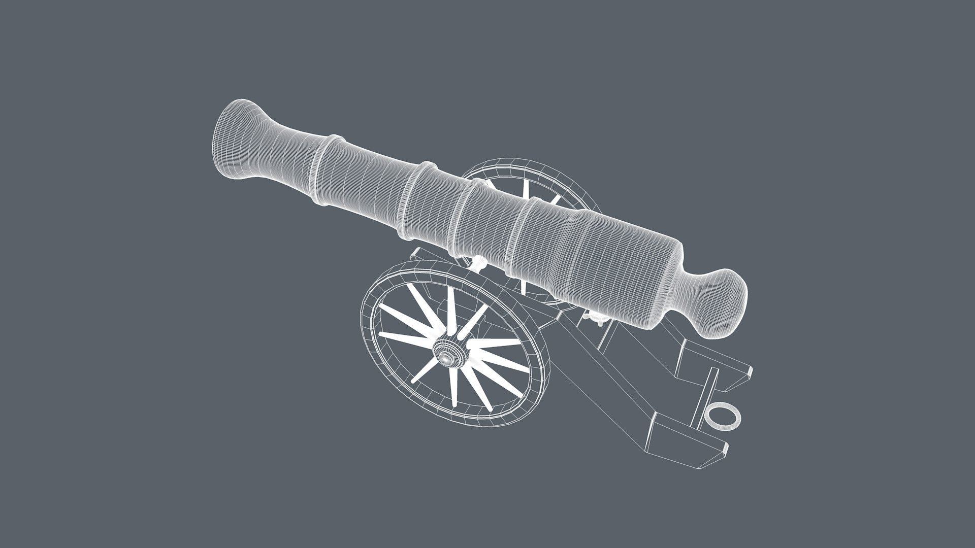cannon 3D model_11