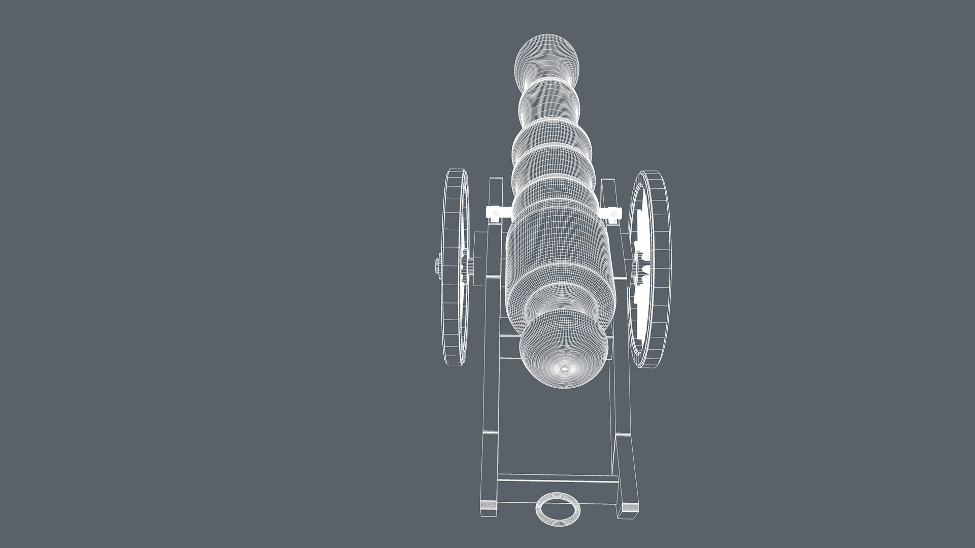 cannon 3D model_13