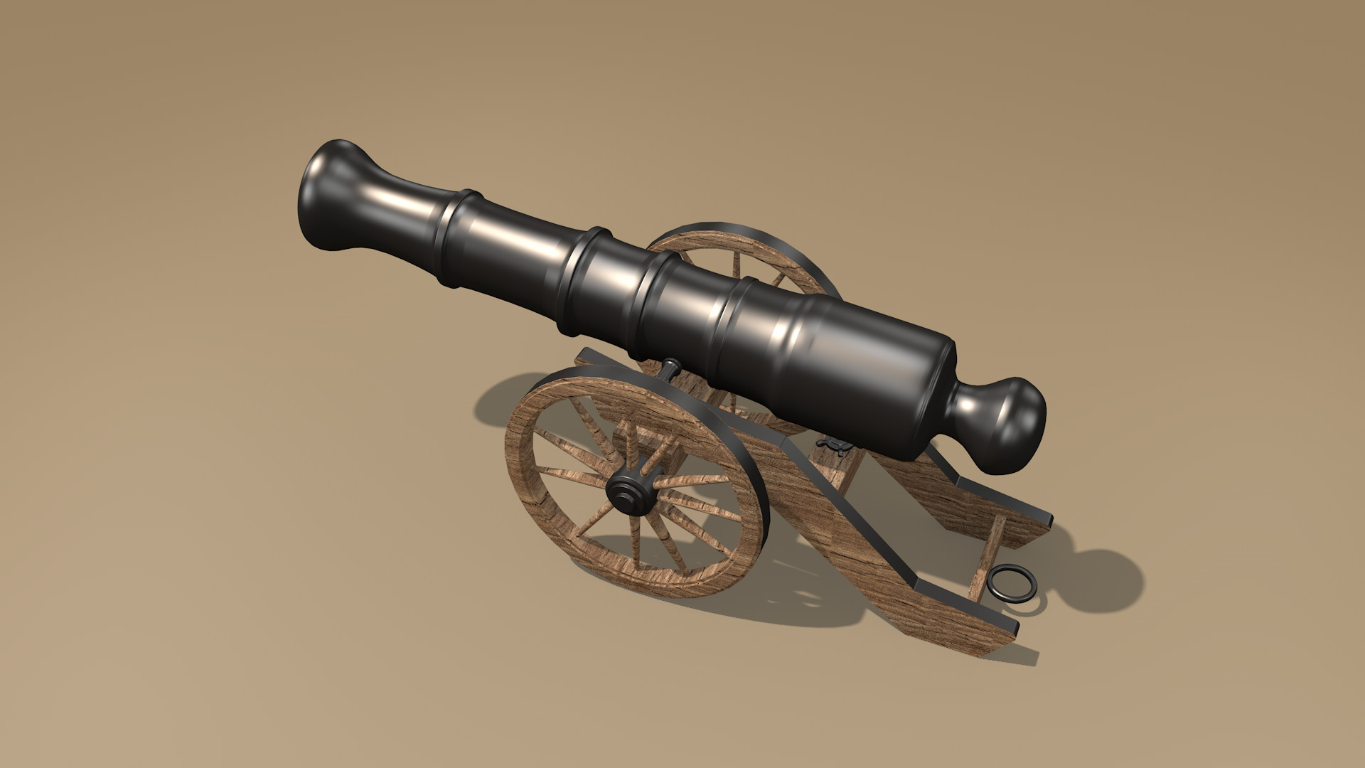 cannon 3D model_1