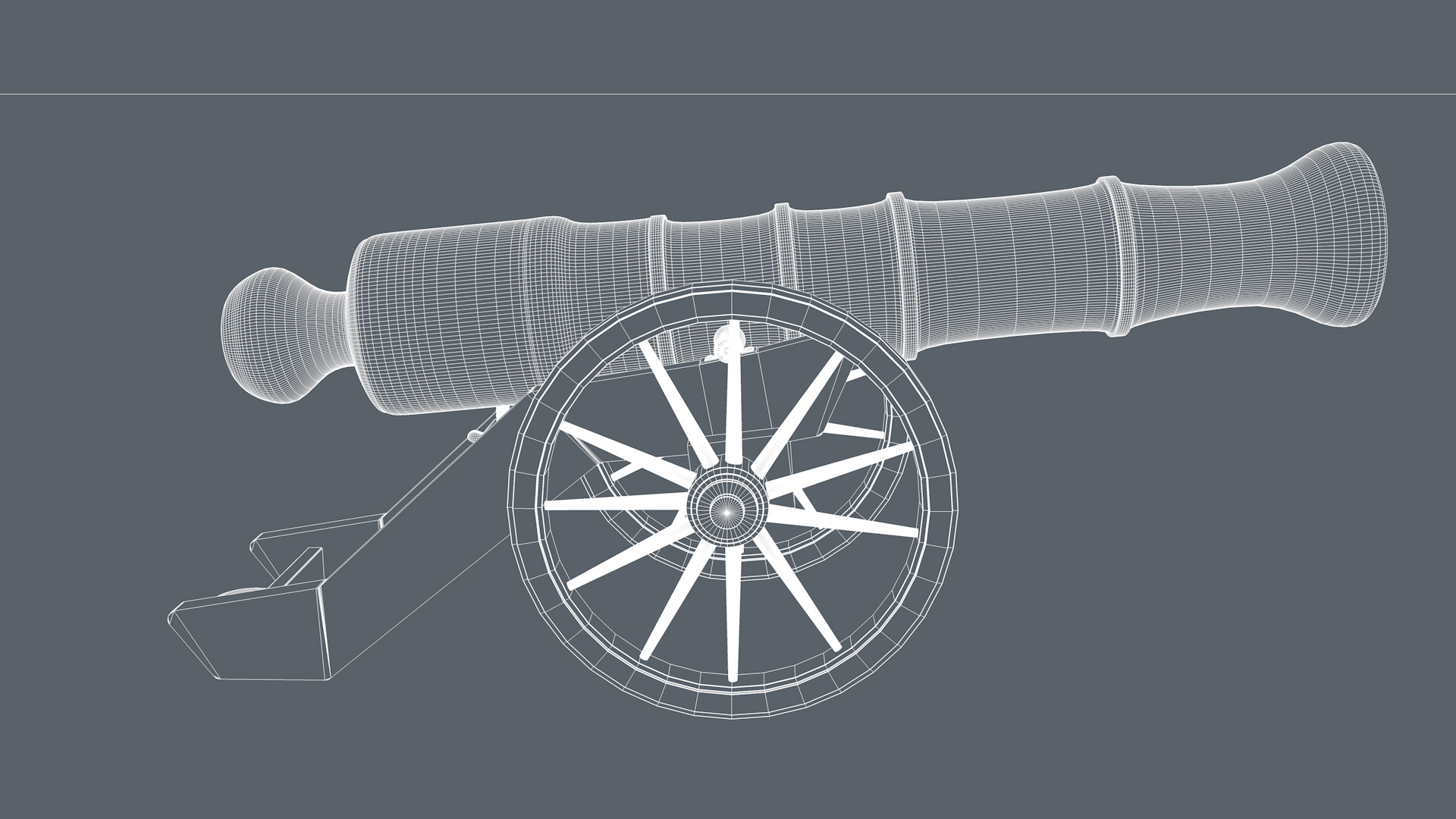 cannon 3D model_19