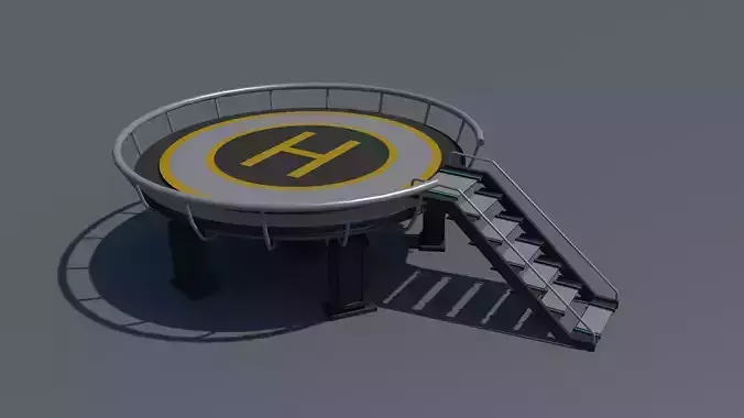 Helipad 3D model