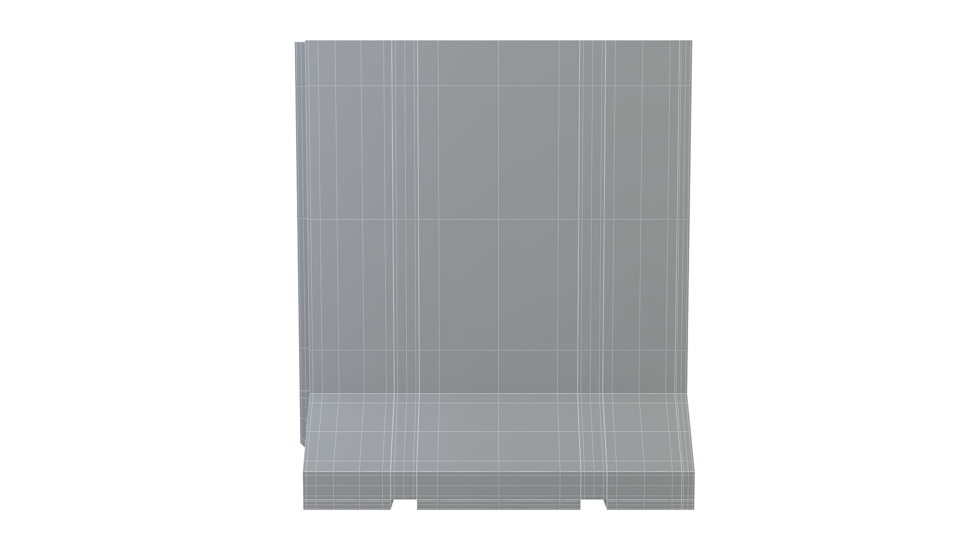 Concrete Barrier-2 3D model_9