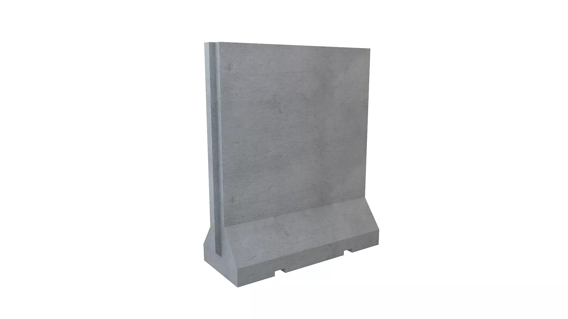 Concrete Barrier-2 3D model_0