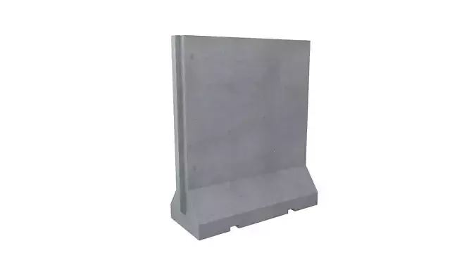 Concrete Barrier-2 3D model