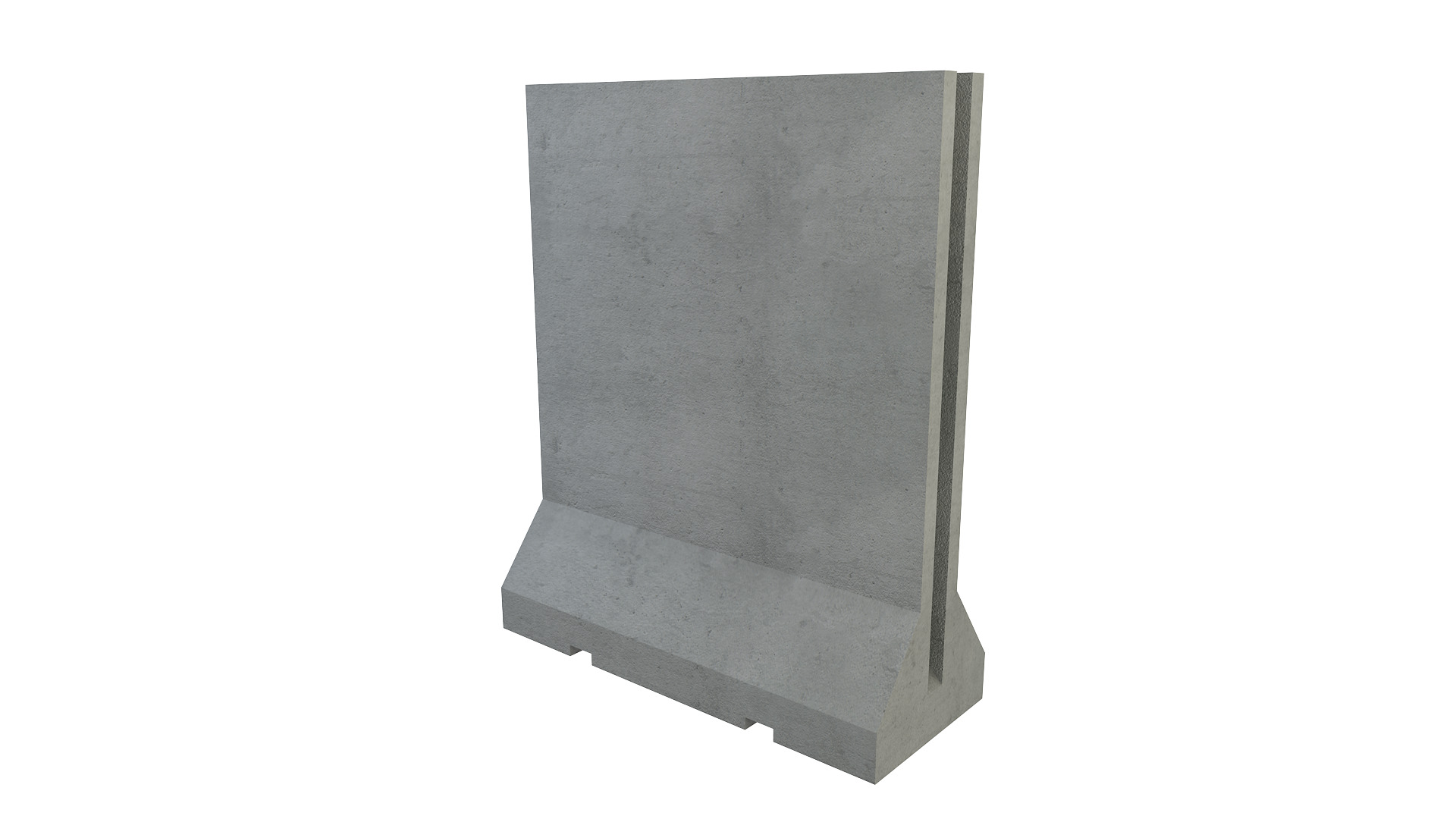 Concrete Barrier-2 3D model_1