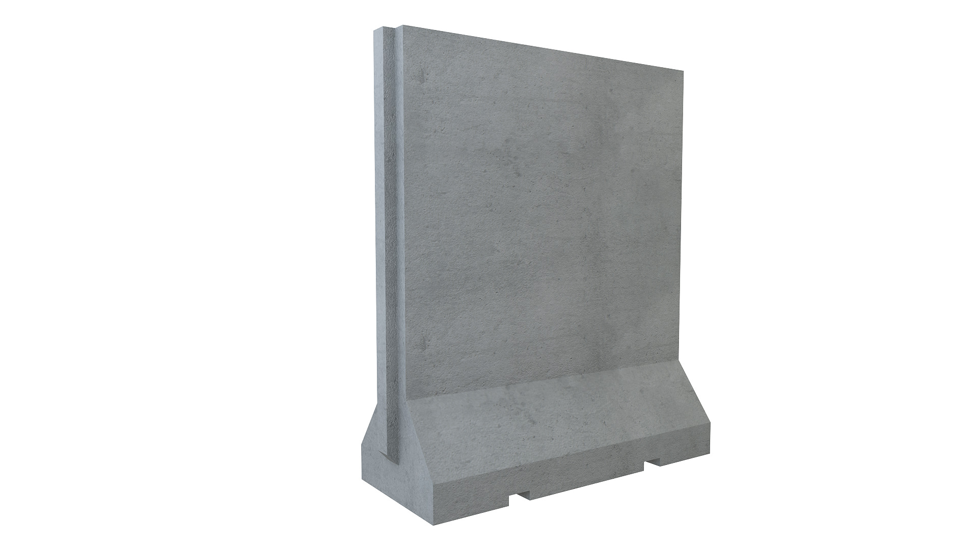 Concrete Barrier-2 3D model_2