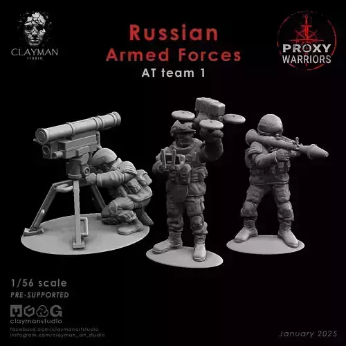 Russian Armed Forces Anti-Tank Team1  1 56 scale