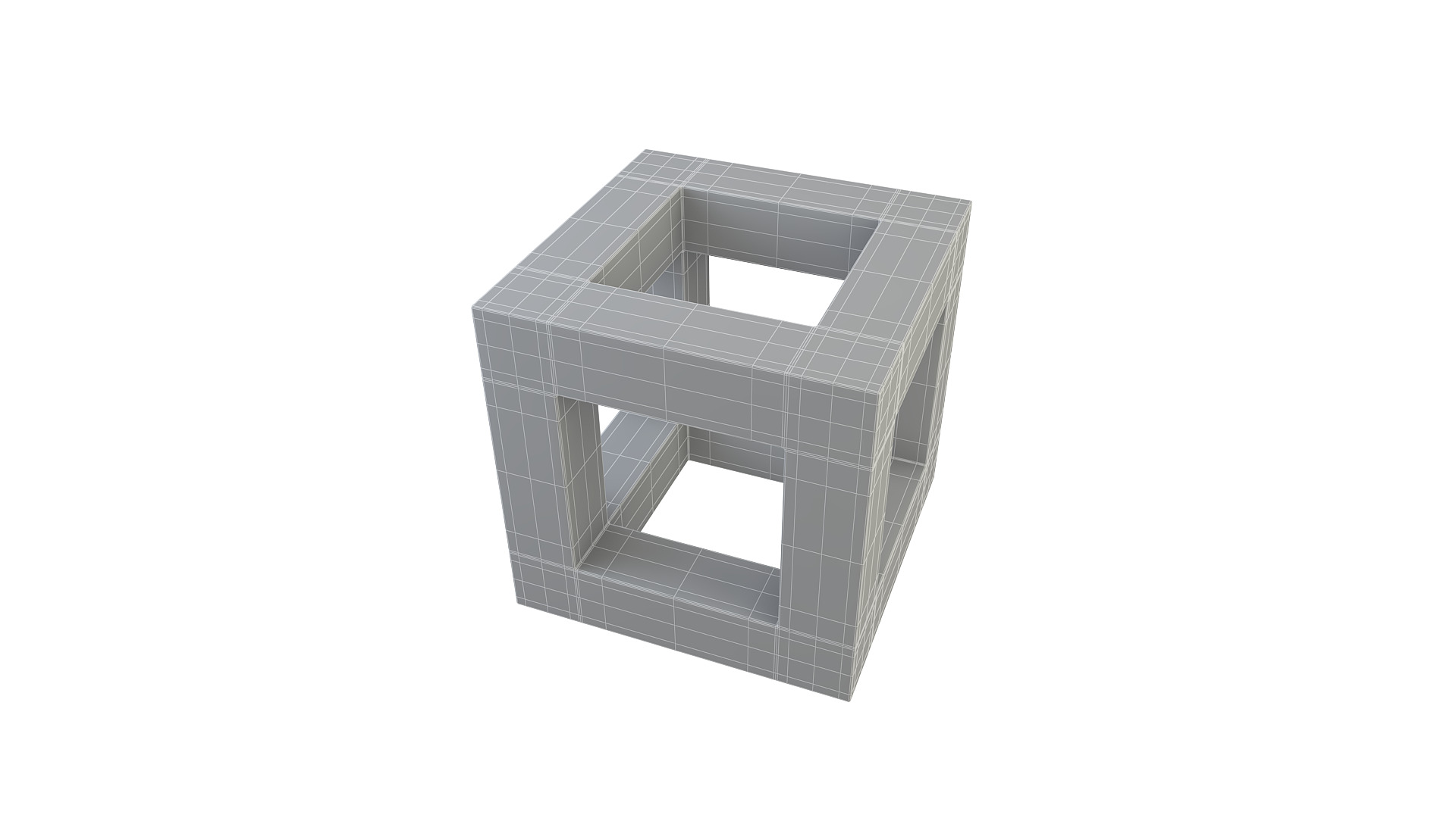 Concrete Block 3D model_8