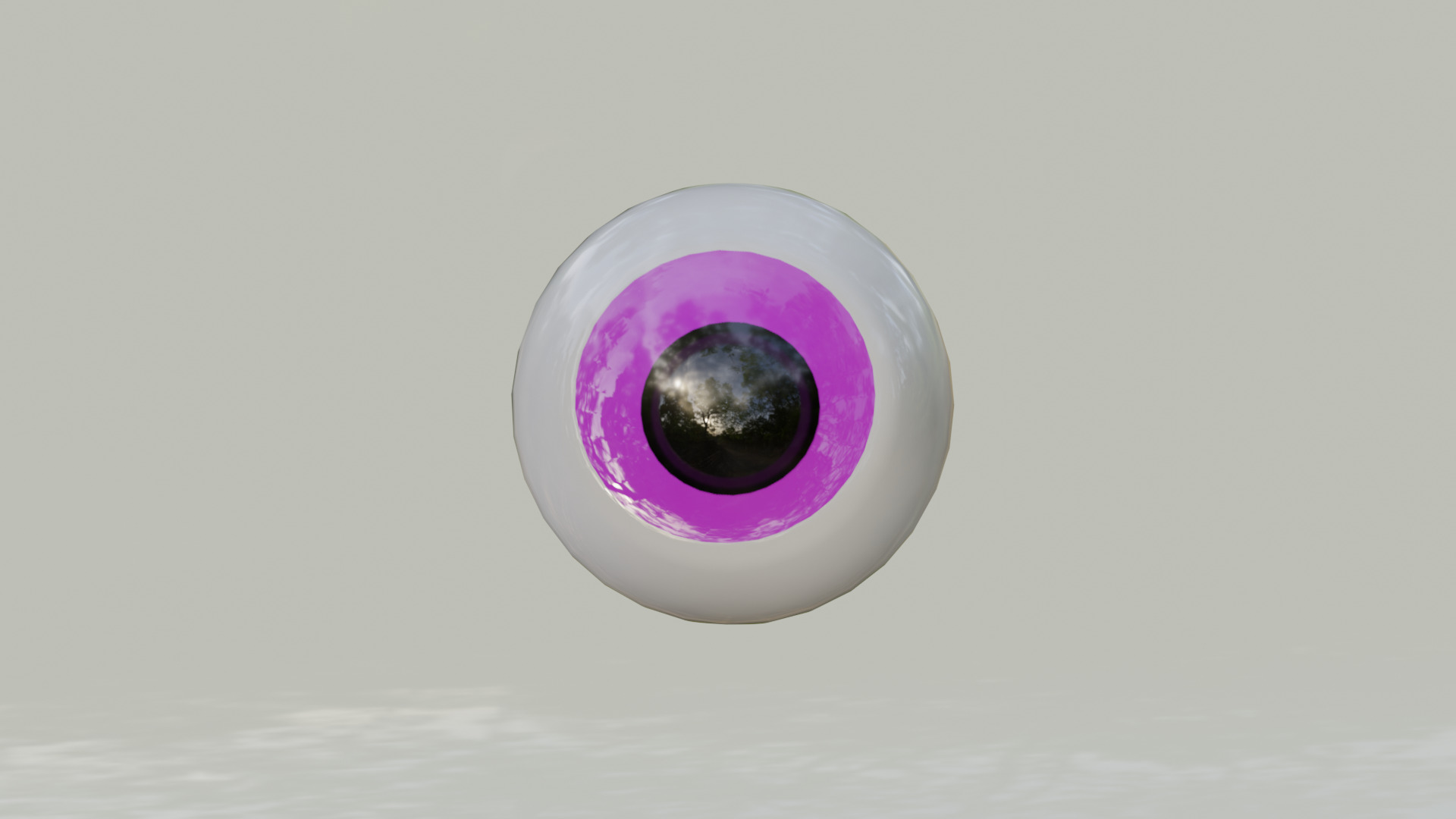 cartoon eye Free low-poly 3D model_1