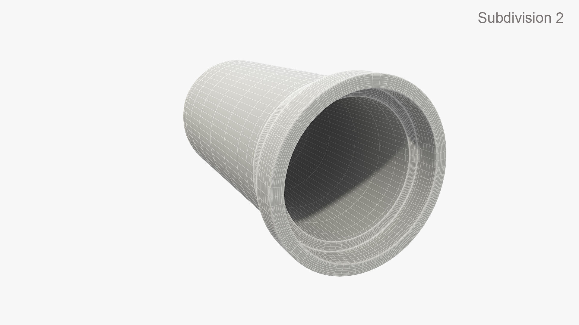 Concrete Pipe 3D model_13