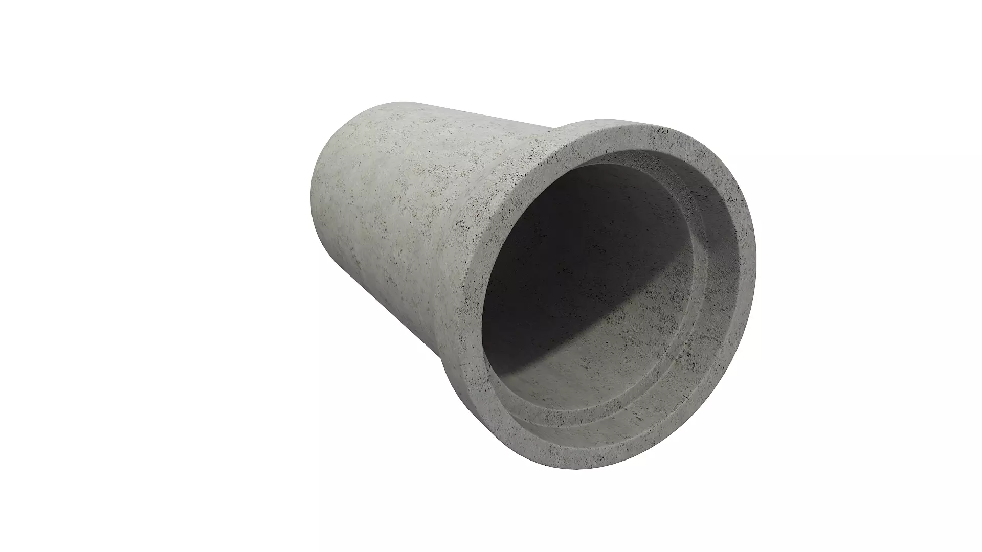 Concrete Pipe 3D model_0