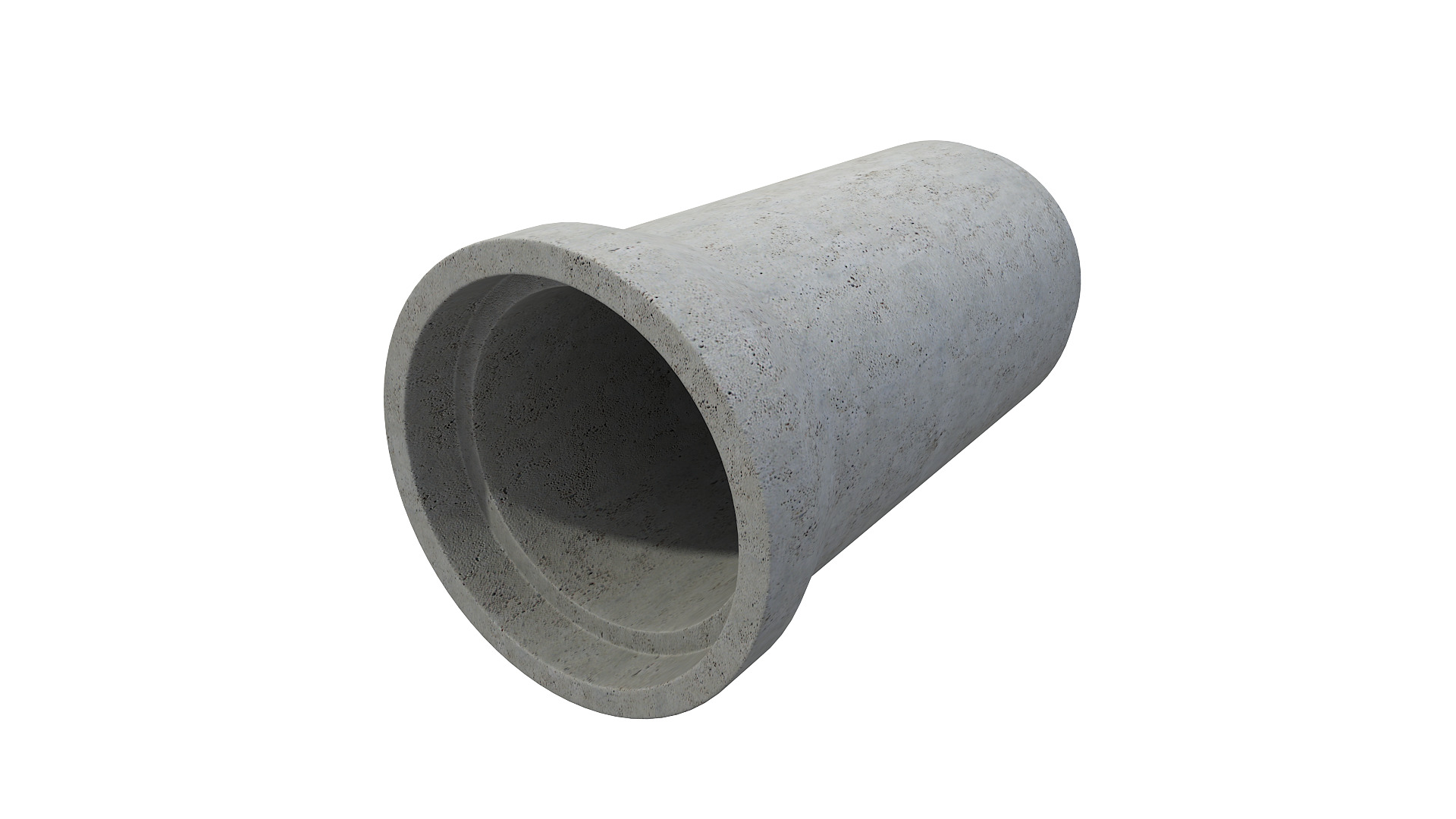 Concrete Pipe 3D model_3