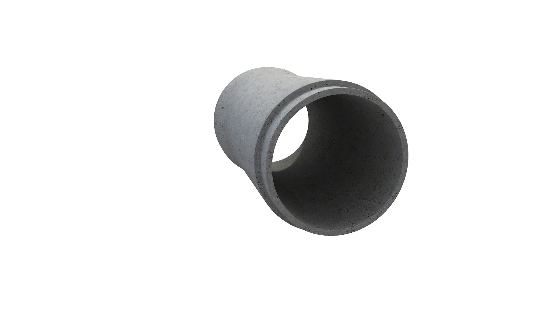 Concrete Pipe 3D model_4