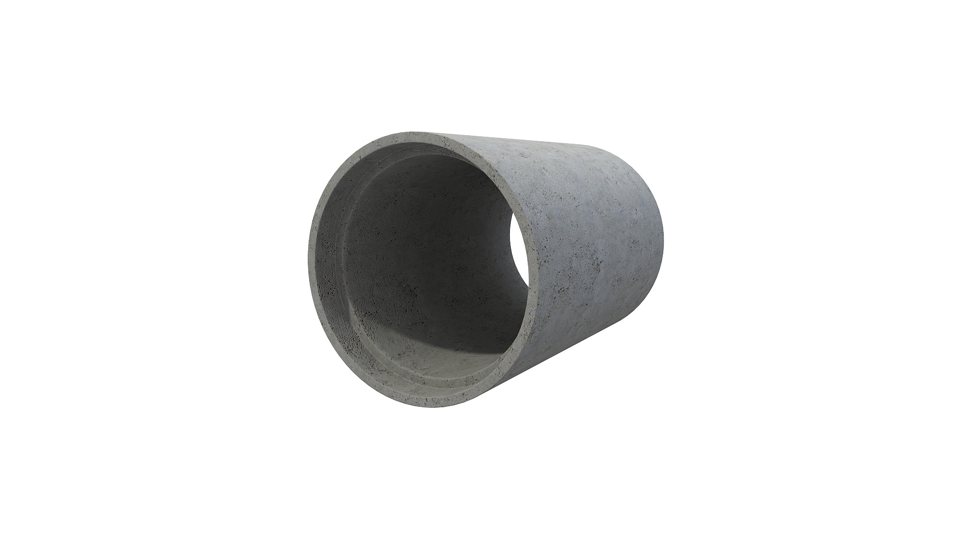 Concrete Pipe 3D model_2