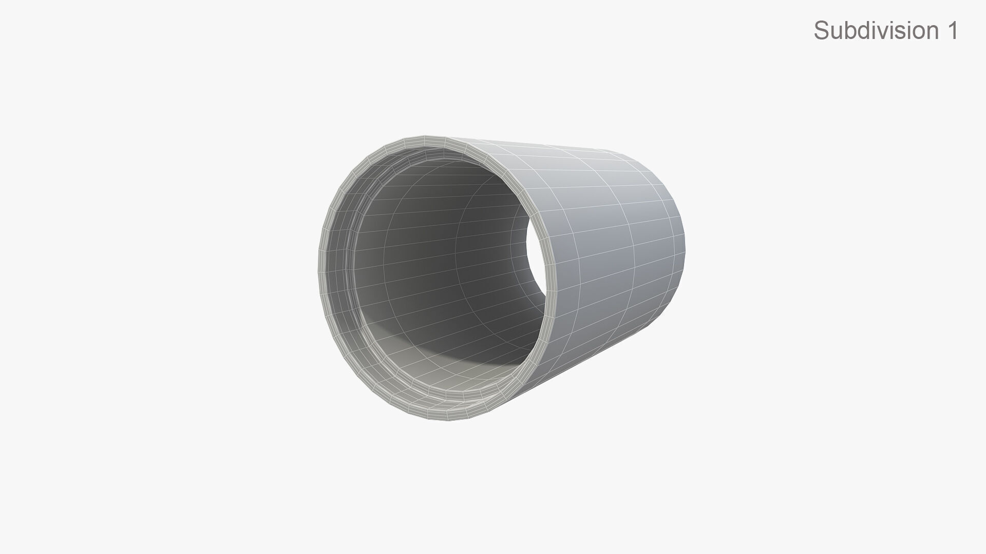 Concrete Pipe 3D model_10