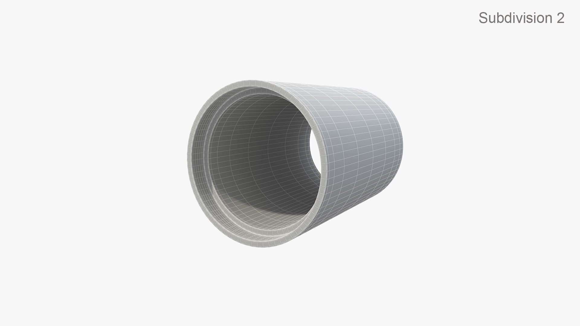 Concrete Pipe 3D model_13