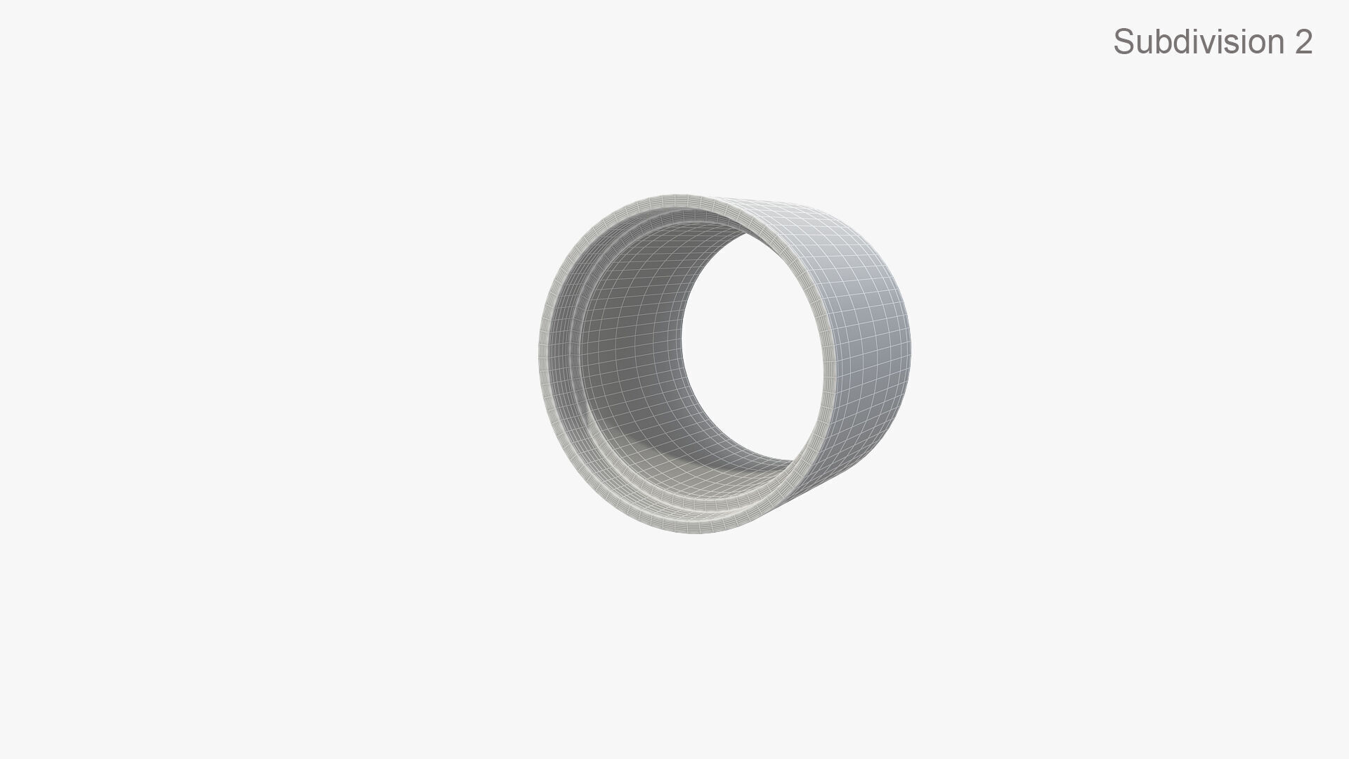 Concrete Pipe 3D model_14