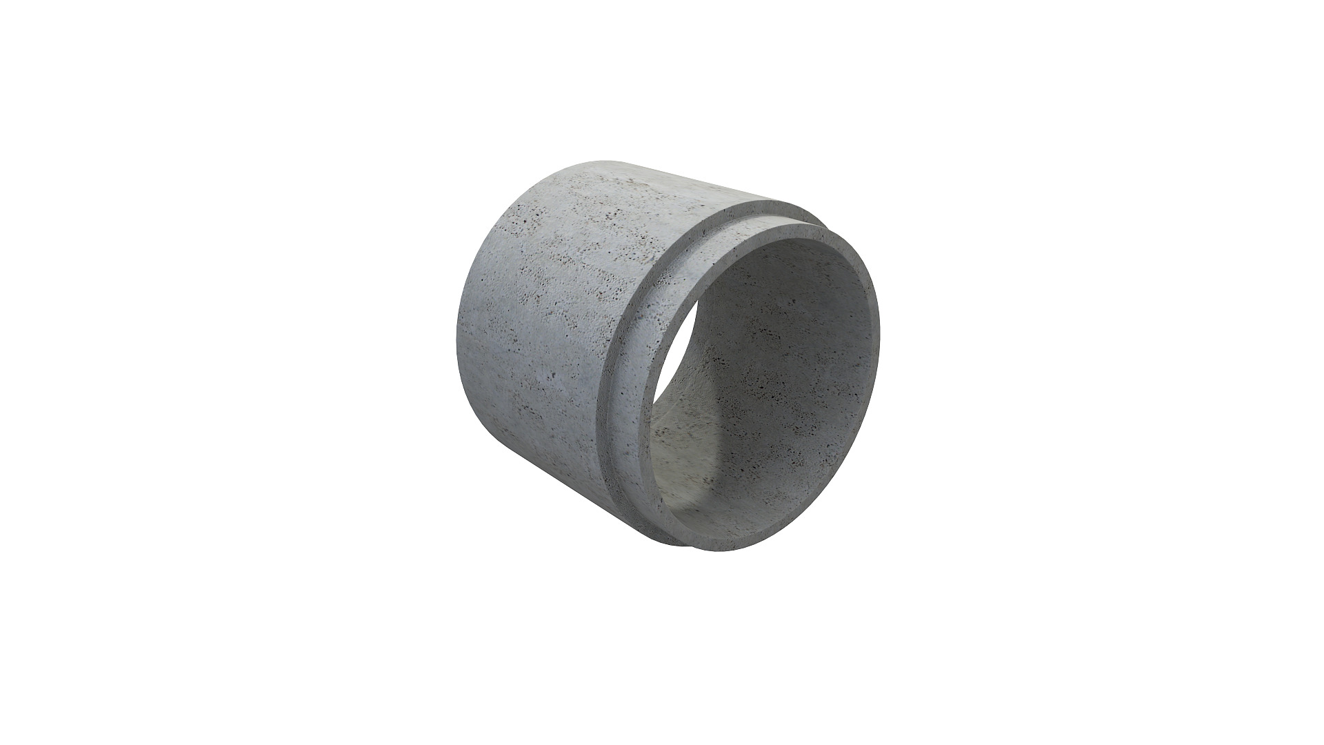 Concrete Pipe 3D model_1