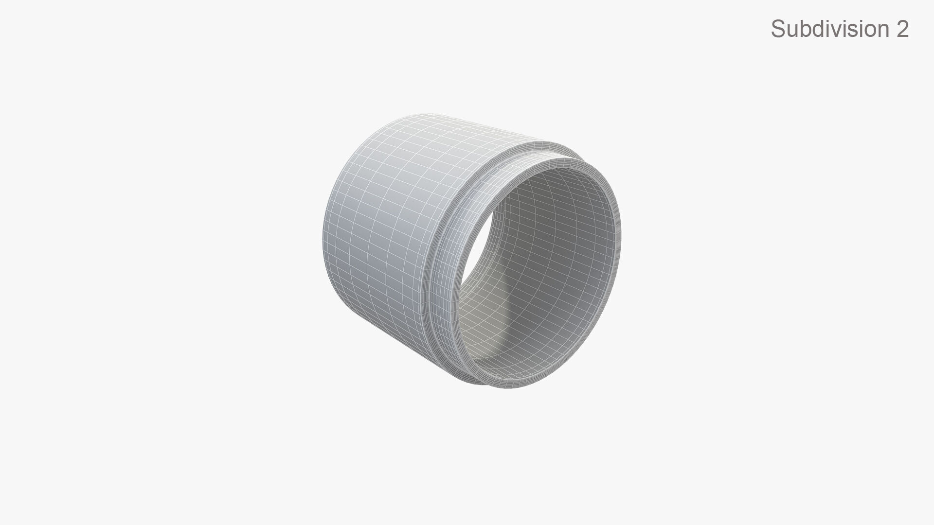 Concrete Pipe 3D model_13