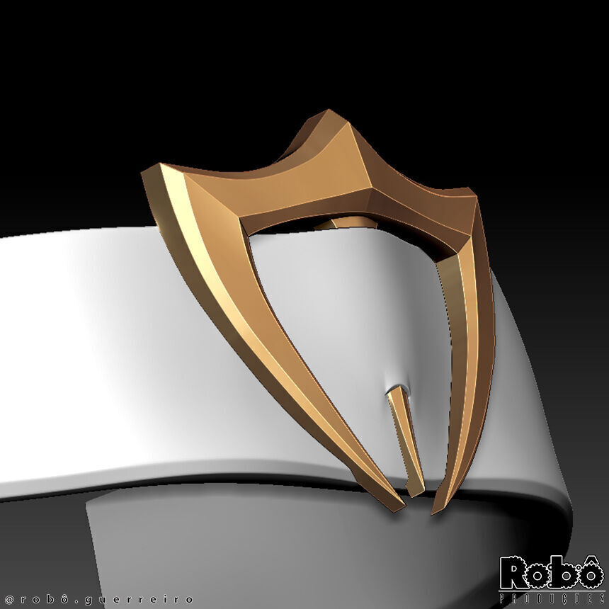 Khameleon Mask Bandana Cosplay Mortal Kombat 3D print model_9